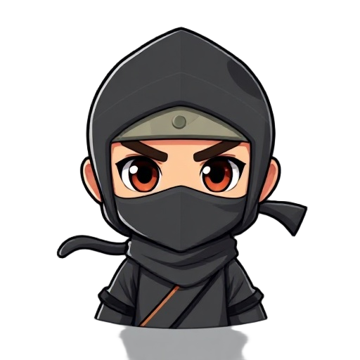 pinguim ninja deslizando