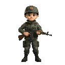 vietnamese soldier with ak47