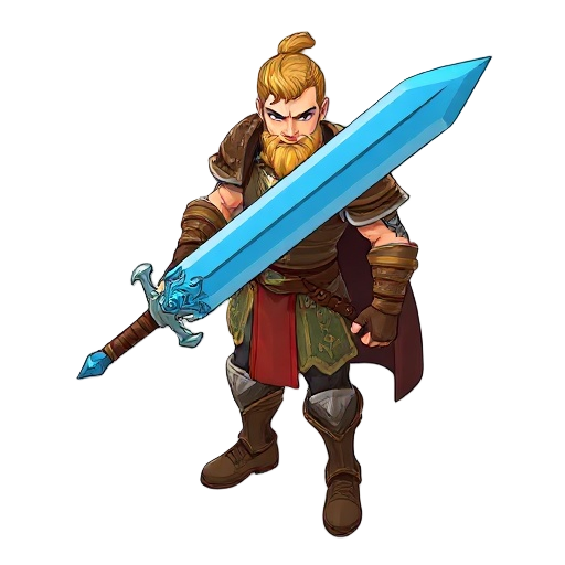 use prompts muito específicos, como: "full-body, male warrior character, holding a large blue sword, wearing leather armor, fantasy style, white background." (corpo inteiro, personagem guerreiro masculino, segurando uma grande espada azul, vestindo armadu