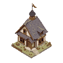 casa de aspecto medieval