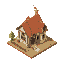 casa de aspecto medieval