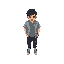 topdown view,style hotline miami, boy