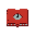 make a red book with an eye in the center of the book 