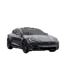 tesla model s in dark grey