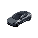 tesla model s in dark grey