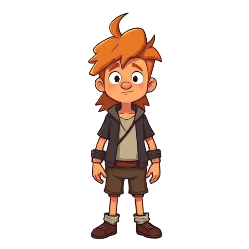 a ginger guy with long hair