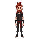 a red head man long haired guy