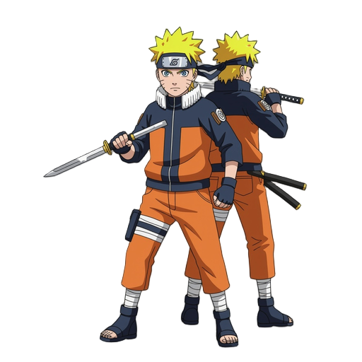 naruto fighting pose