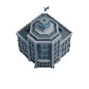huge police station building