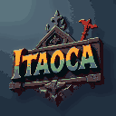 sign gothic text: itaoca 2d