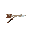 top view of arrow with thunder lightning spell