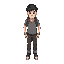 a human