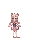 magical girl sprite with 40 pixels height