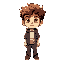 boy with brown hair