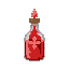 a healing potion that is red 