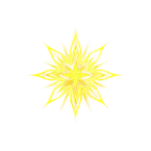 bright divine glowing golden aura