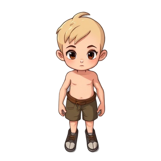 a palid souless kid