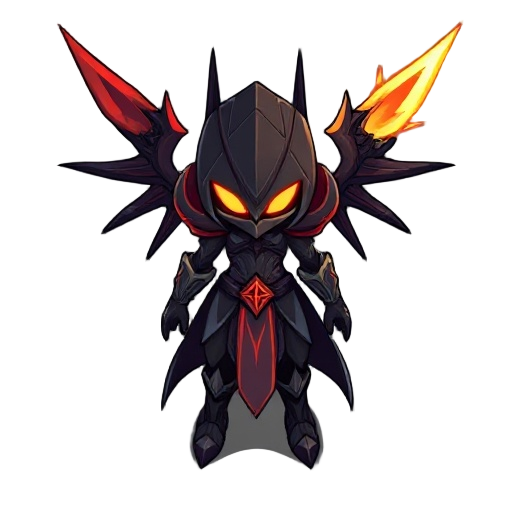 ex-sentinela da ordem do fogo, carrega voidblade e emberblade: avança pelo eclipse eterno para reacender o sol interior, guiado por ecos, luz e sacrifício. quero o sprite