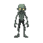 a walking zombie 