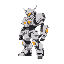 armored core style humanoid mecha side view