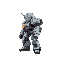 armored core style humanoid mecha side view