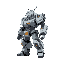 armored core style humanoid mecha side view