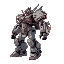 armored core style humanoid mecha side view