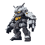 armored core style humanoid mecha side view