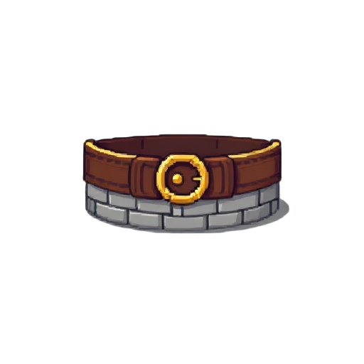 roman belt pixelized 8 bits simple