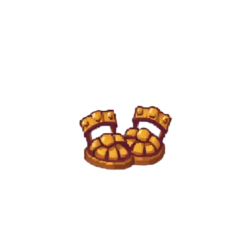 roman sandals pixelized 8 bits simple