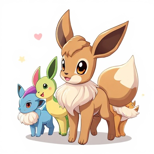 eevee and all its evolutions