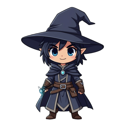 dark mage chibi