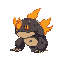 burnuana (fire) - burning toad pokémon pokédex number: #001  abilities: blaze / corrosion (hidden)  pokédex entry: burnuana is a nocturnal pokémon that thrives near dry, rocky terrain. its rubbery ski