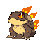 burnuana (fire) - burning toad pokémon pokédex number: #001  abilities: blaze / corrosion (hidden)  pokédex entry: burnuana is a nocturnal pokémon that thrives near dry, rocky terrain. its rubbery ski