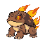 burnuana (fire) - burning toad pokémon pokédex number: #001 abilities: blaze / corrosion (hidden) pokédex entry: burnuana is a nocturnal pokémon that thrives near dry, rocky terrain. its rubbery ski