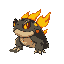 burnuana (fire) - burning toad pokémon pokédex number: #001  abilities: blaze / corrosion (hidden)  pokédex entry: burnuana is a nocturnal pokémon that thrives near dry, rocky terrain. its rubbery ski