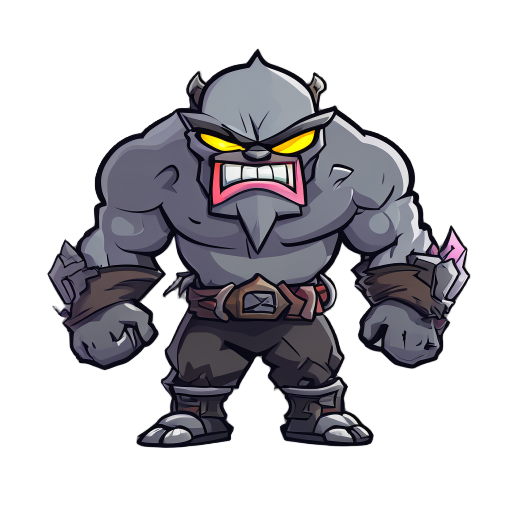 create a villain boss for my game that is similar to clash of clans.