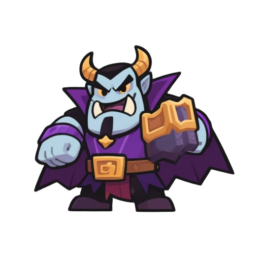 create a villain boss for my game that is similar to clash of clans.