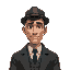 realistic 1920s man