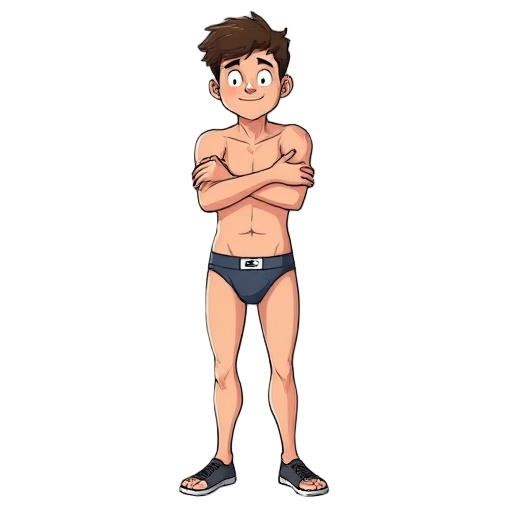 sexual face - boy  - with panties - two boys hug