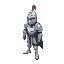 knight with silver armor, tibia style