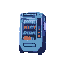 a vcyberpunk themed vending machine