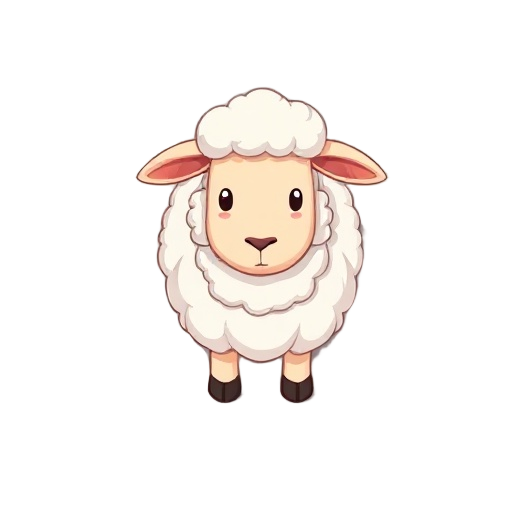 sheep; the overall design should be cute