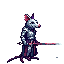 rat knight facing right