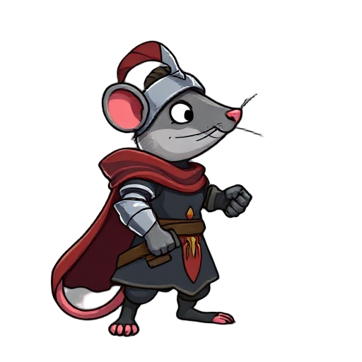 rat knight facing right