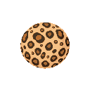 leopard print pattern. the pattern should have small irregular black spots with orange-brown centers on a beige background
