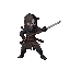 a metal slug style ninja that morphs with its shadow