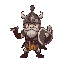 funy looking medieavel warrior