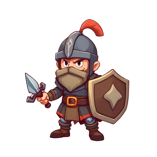 funy looking medieavel warrior