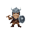 funy looking medieavel warrior